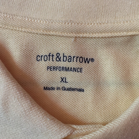 Croft & Barrow Performance Men’s Polo XL - Picture 4 of 8